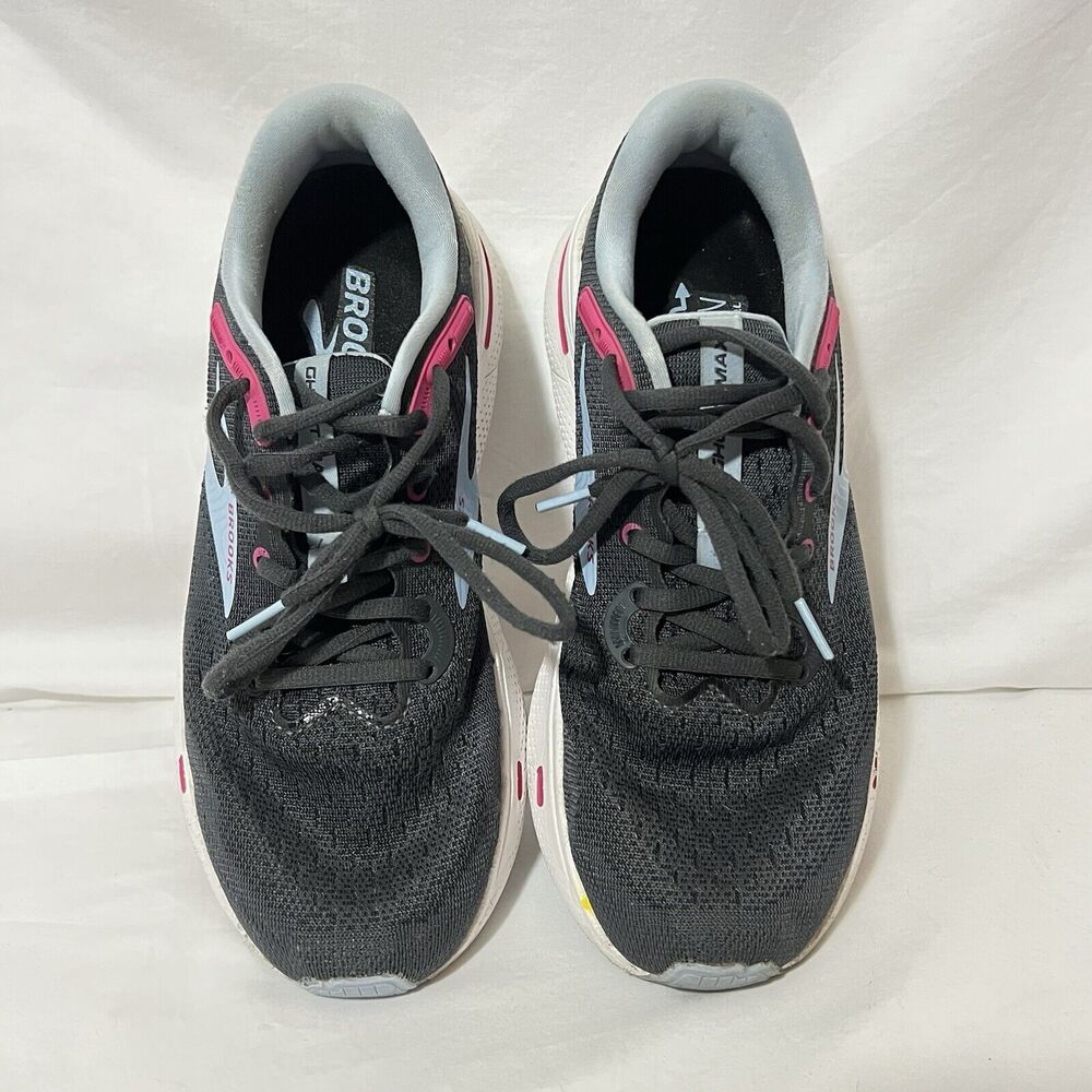 Brooks Ghost Max Running Shoes Women's Size 9 Ebony Open Air Lilac Rose